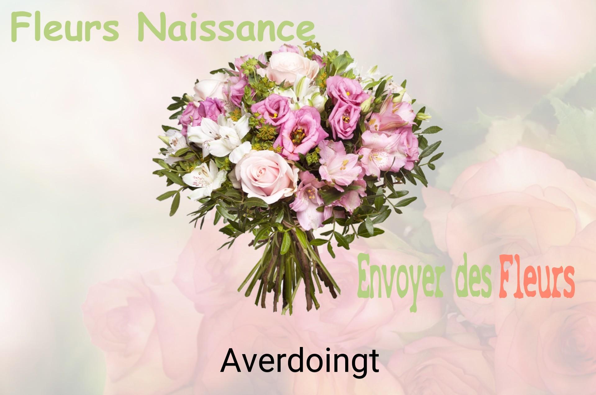 Bouquet de fleurs de naissance livré à Averdoingt